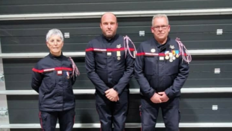 Trois pompiers de Miélan décorés