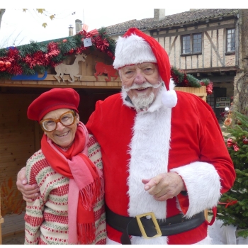 La mère et le Père Noël