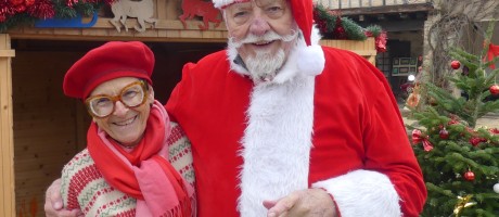 La mère et le Père Noël