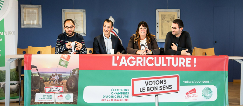 Éauze: réunion FDSEA avec le président de la Confédération de l'Aviculture