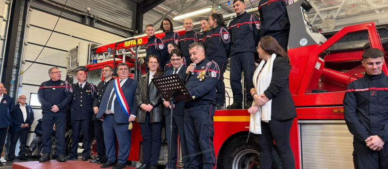 Sainte Barbe : bilan et remise de galons