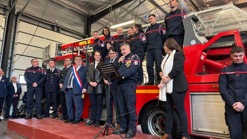 Sainte Barbe : bilan et remise de galons
