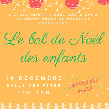 Samedi 14 décembre, de 11h à 12h, à la salle des fêtes