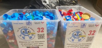 70 kg de bouchons plastiques collectés lors du vide-grenier