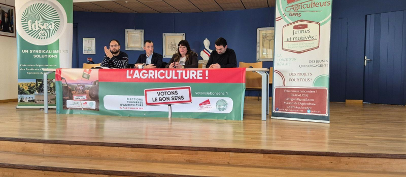 JA32 et FDSEA32 : des élus nationaux présents dans le Gers pour des rencontres sur les différentes filières du territoire