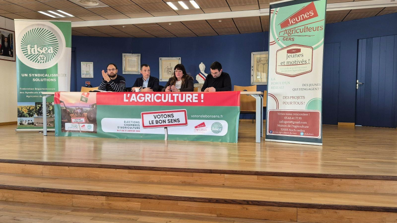 JA32 et FDSEA32 : des élus nationaux présents dans le Gers pour des rencontres sur les différentes filières du territoire