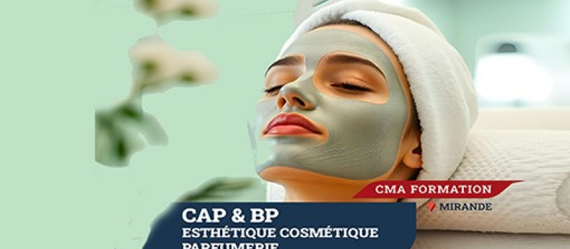 esthétique, cosmétique et parfumerie, un centre de formation avec CAP et BP à la clef.