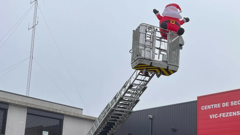 Un château gonflable chez les pompiers dimanche !