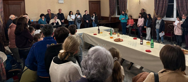 Remise de diplômes sanctionnant une année d'étude musicale