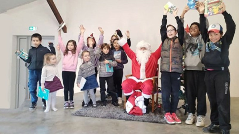 Le village fête Noël
