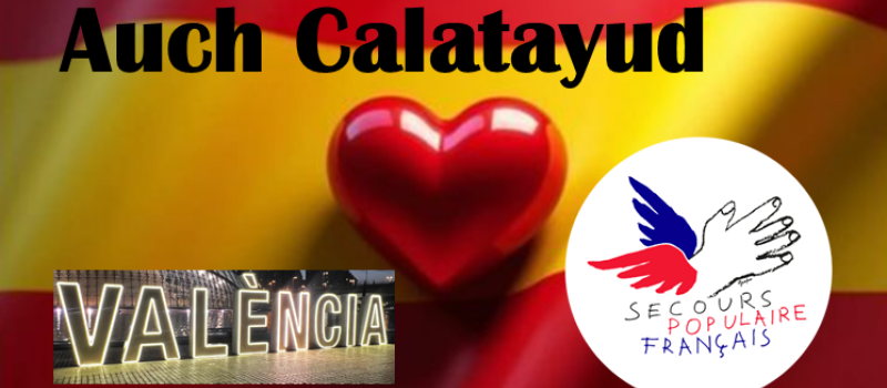 Auch-Calatayud 2237,50€ pour les sinistrés de Valence
