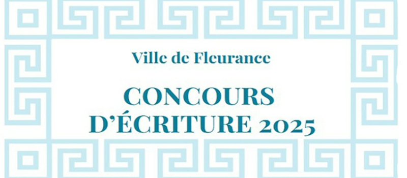 Le concours d'écriture 2025 est lancé !