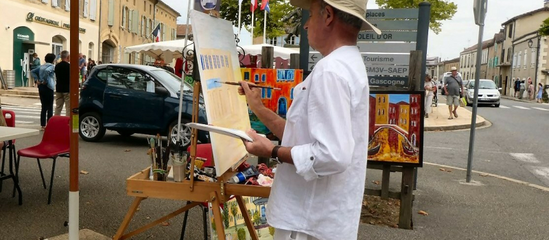 A compter du 10 janvier, superbe exposition des peintures de Philippe Abadie