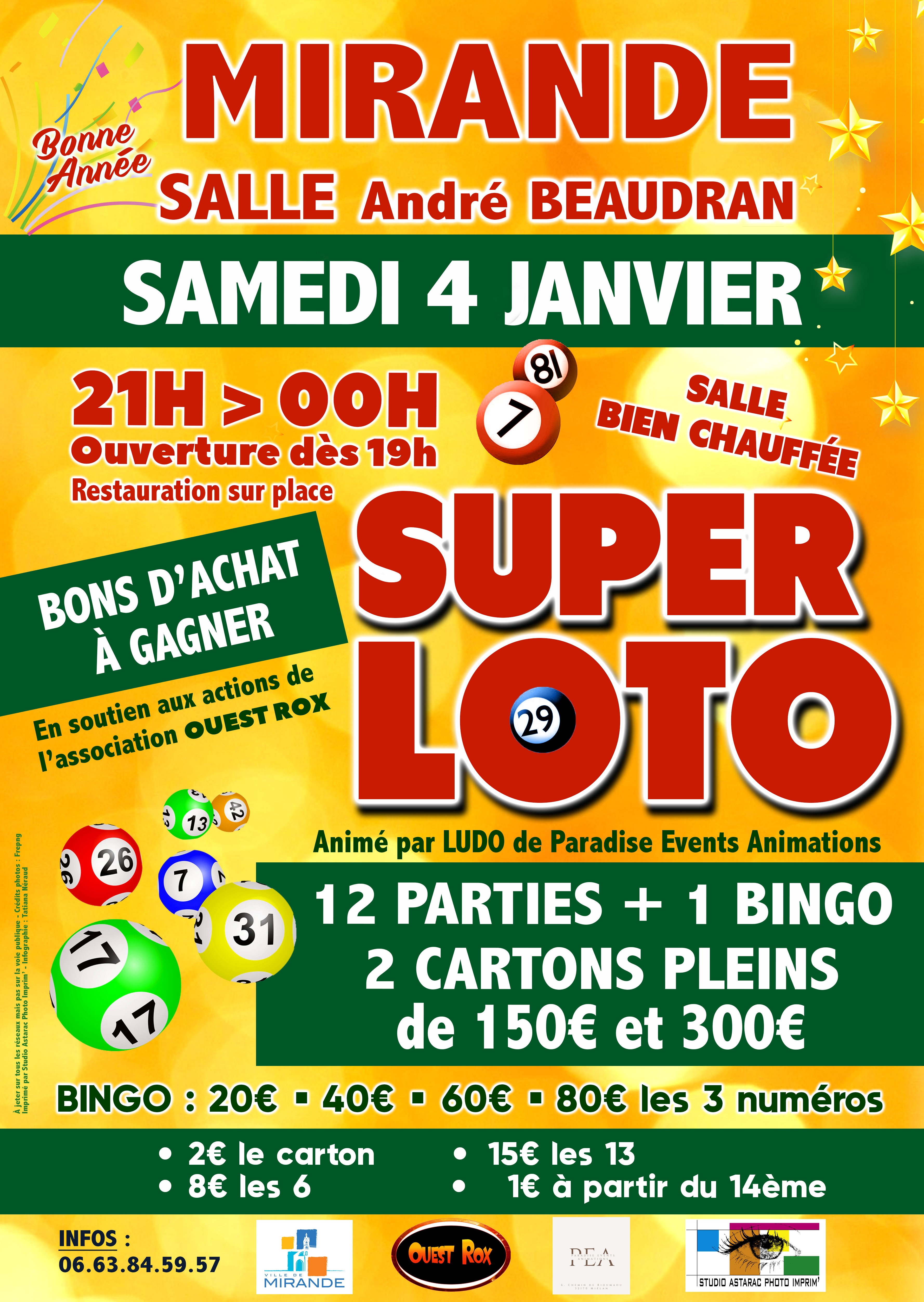 Un loto pour soutenir les activités culturelles