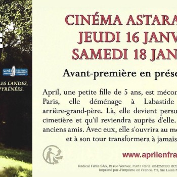 Avant-première d'« April en France » à Mirande