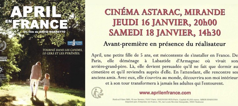 Avant-première d'« April en France » à Mirande