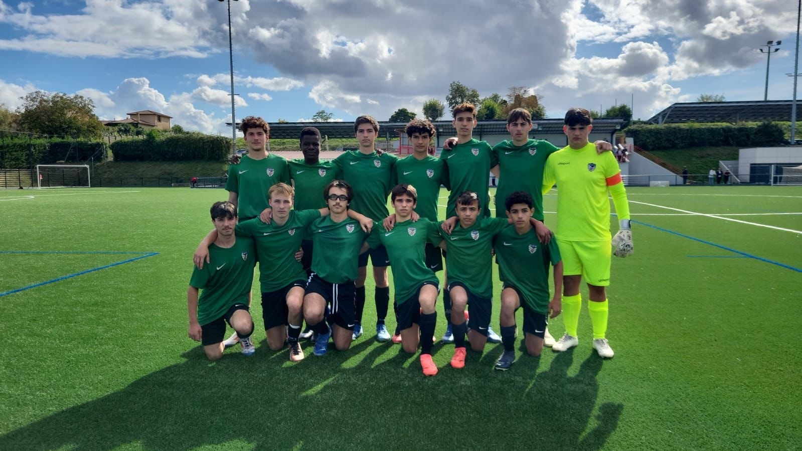 Avec l'équipe U17 1