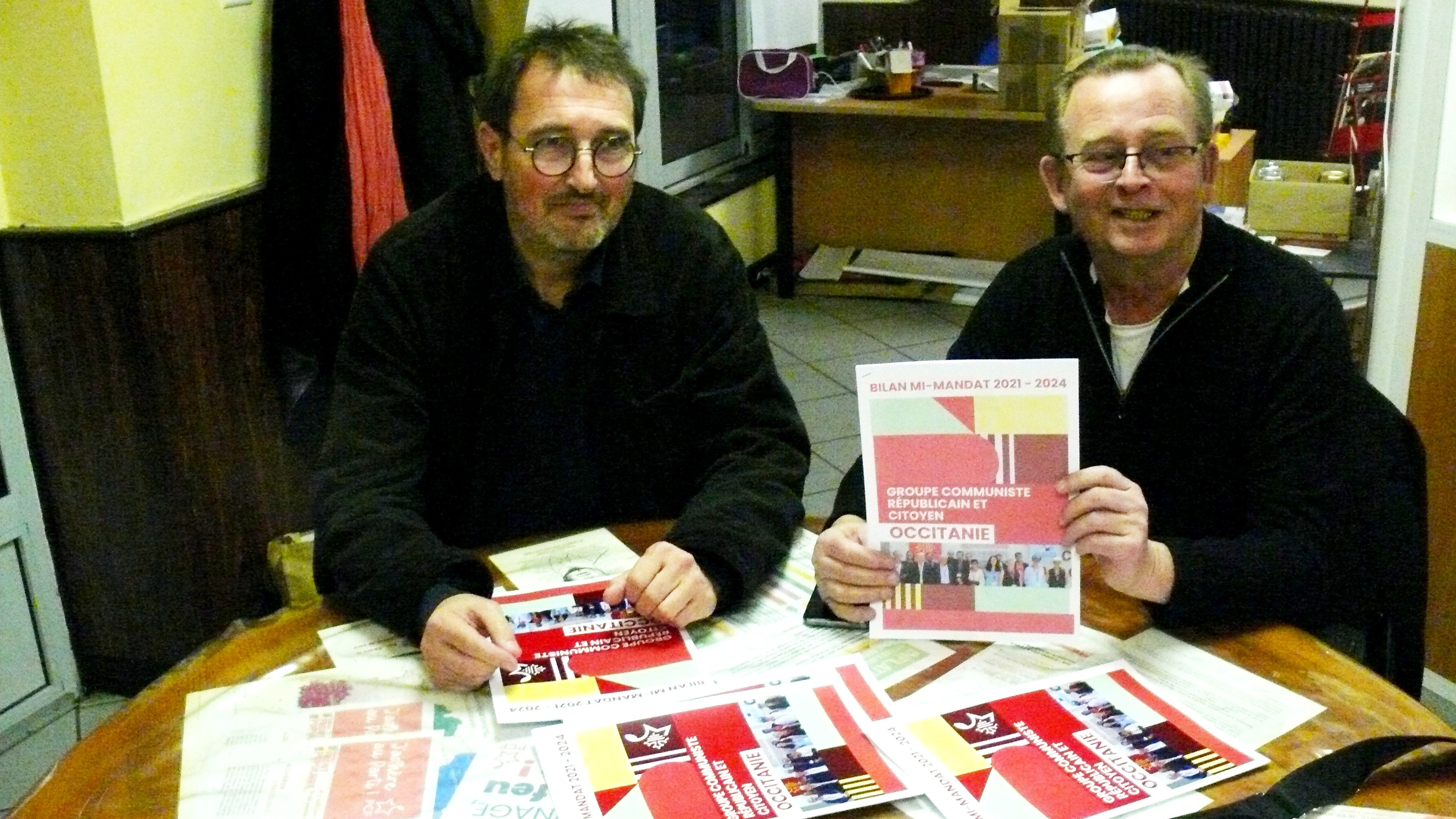 Pierre Lacaze et Eric Cadoré.