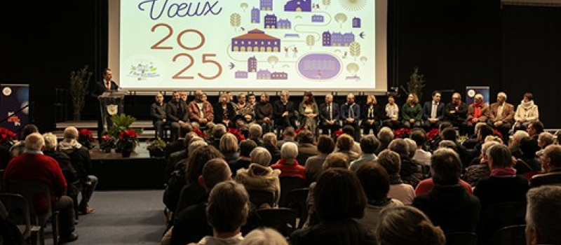 Des projets dévoilés lors des vœux de la municipalité à la population .