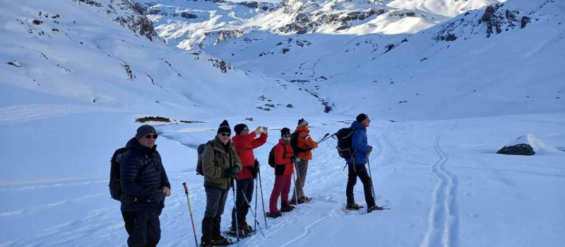 Sortie raquettes pour les randonneurs des coteaux de Lagardère !