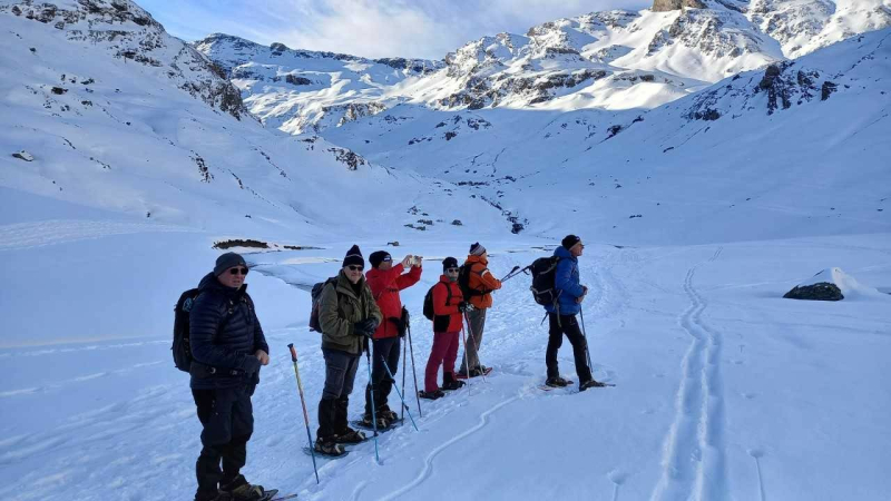 Sortie raquettes pour les randonneurs des coteaux de Lagardère !