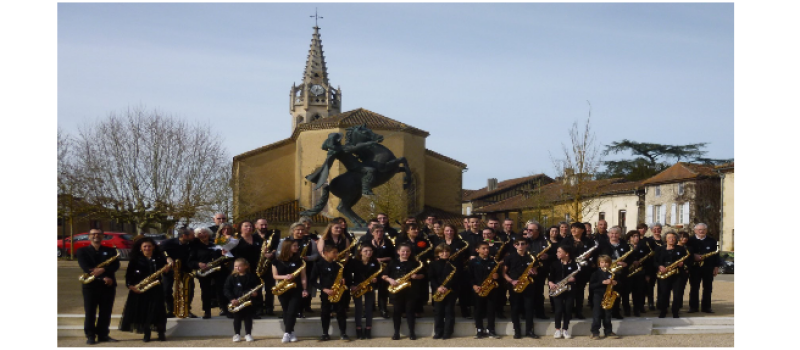 Stage de saxophone : concert de  fin de stage le 1er février