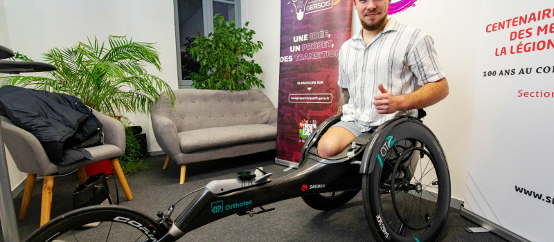 Budget Participatif Gersois : un fauteuil handisport pour Thibault Daurat