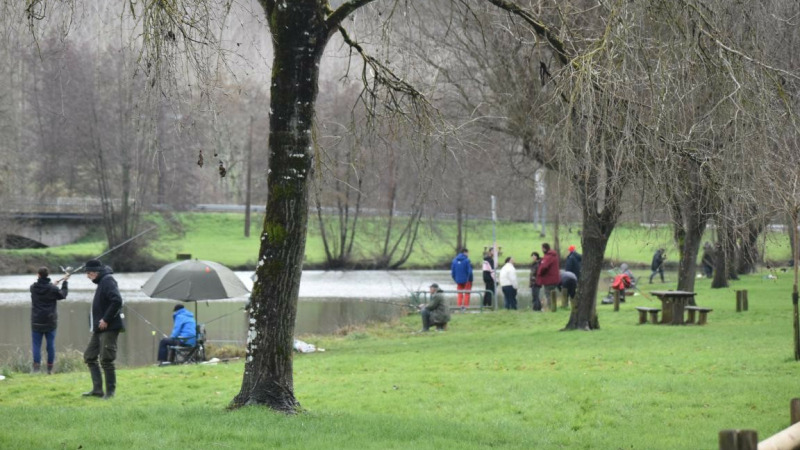 Concours de pêche  à la truite