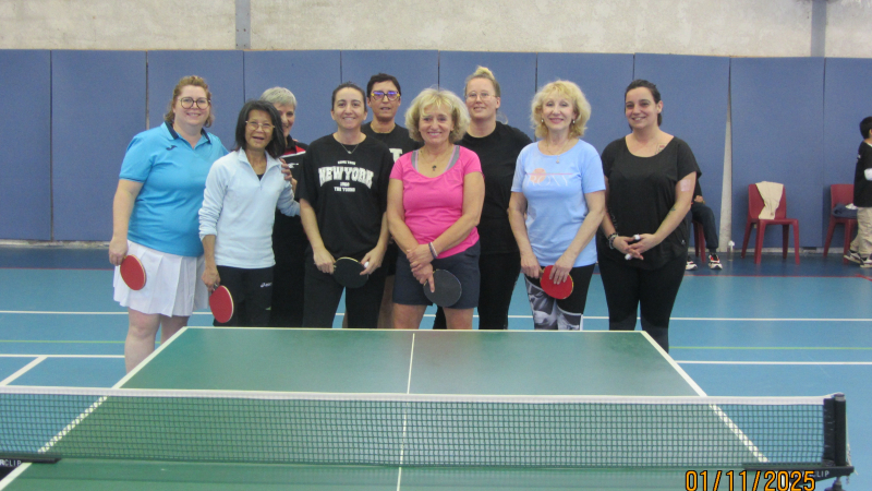 Le tennis de table en verve