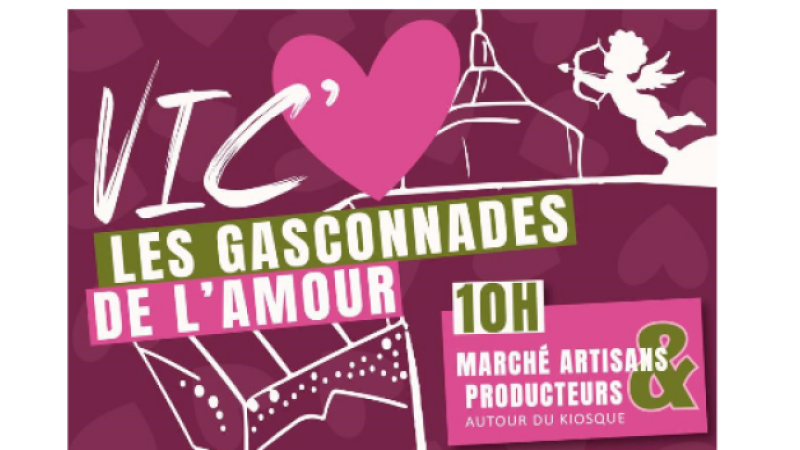 Vic Kiosque organise "Les Gasconnades de l'amour"  !