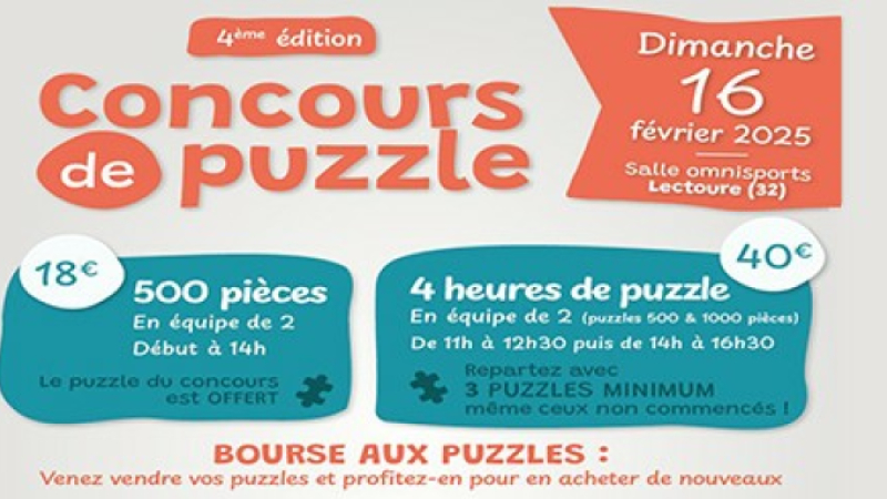 Le concours de puzzle2025 arrive
