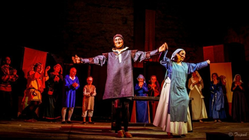 Théâtre médiévale à Termes d'Armagnac