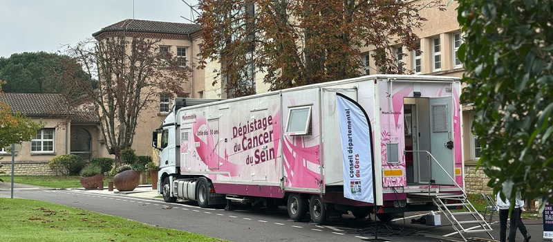 Le «mammobile», dispositif de dépistage du cancer du sein,de retour dans le Gers en mars 2025