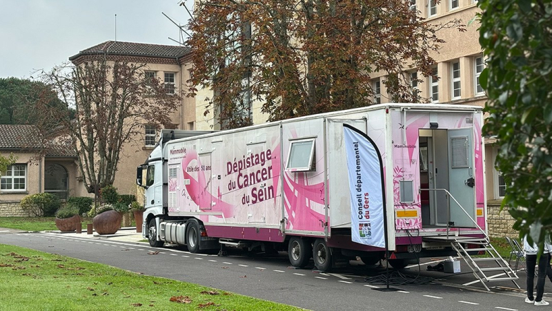 Le «mammobile», dispositif de dépistage du cancer du sein,de retour dans le Gers en mars 2025