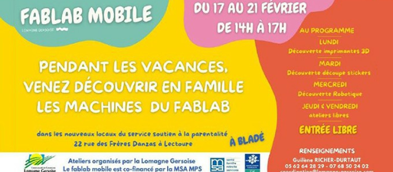 Fablab mobile du 17 au 21 février 2025