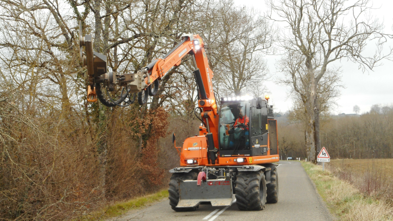 Travaux de taille de lisières en bordure de la RD1021 : une opération essentielle pour la sécurité et l’environnement
