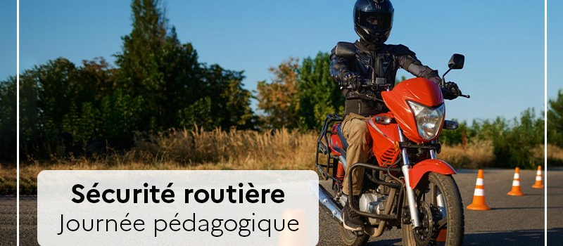 Sécurité routière : journée pédagogique «trajectoire de sécurité à moto» le 29 mars