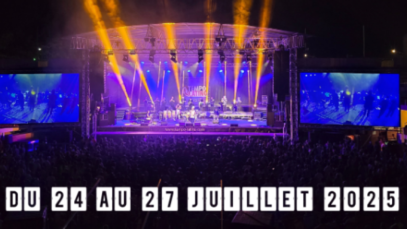 Tempo Latino 2025 :   vibrez au rythme du Brésil samedi 26 juillet !