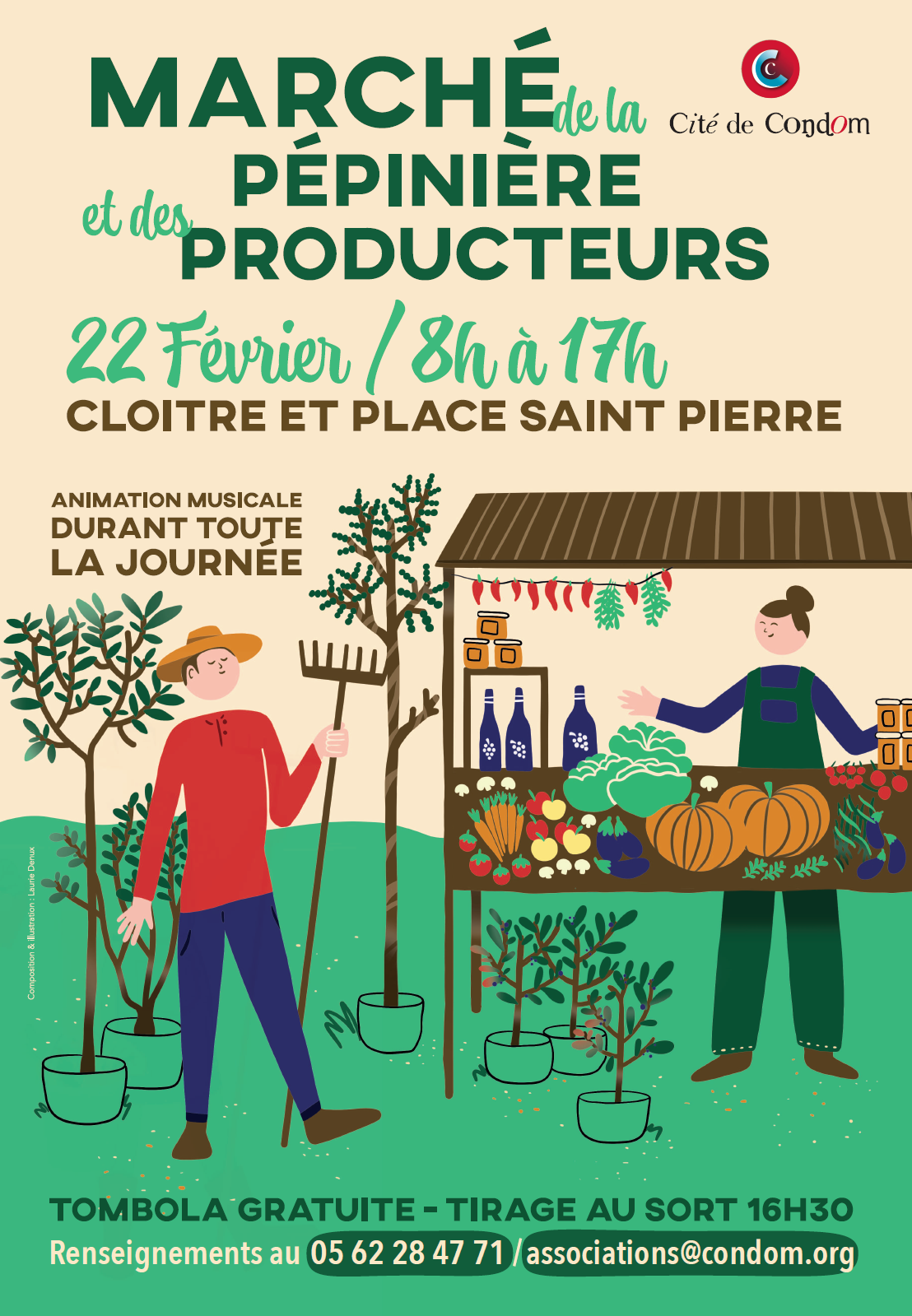 Marche de la pépinière et des producteurs