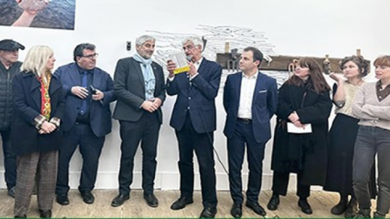 Vernissage de l'exposition « Bleue comme toi »