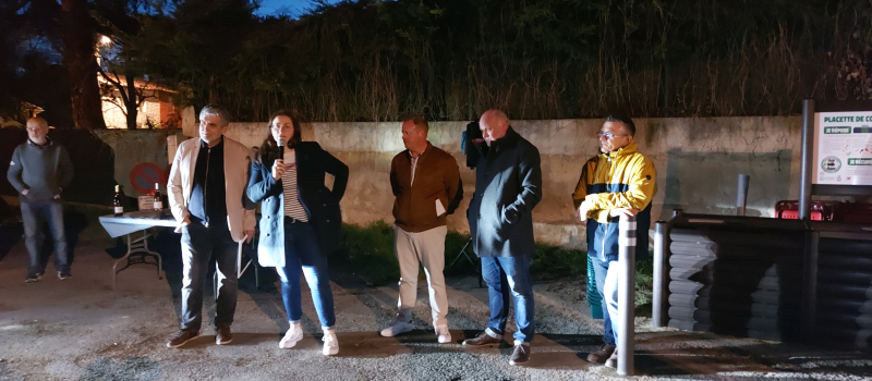 Le premier composteur collectif en bio- composite recyclé et recyclable d'Occitanie  a été inauguré !