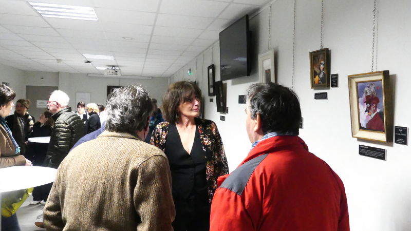 Valérie Michallet-Ferrier expose à la Maison de la Région à l'occasion des droits de la femme