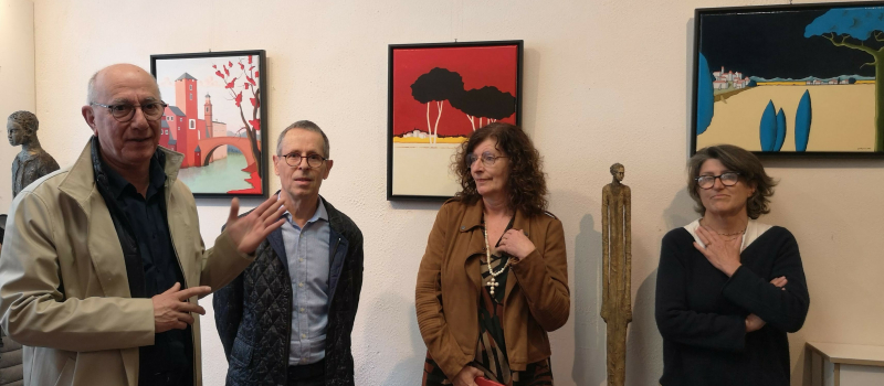 L'exposition de Béatrice Fernando et Daniel Peyrou est en place !
