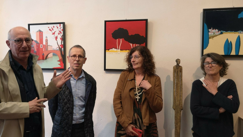 L'exposition de Béatrice Fernando et Daniel Peyrou est en place !
