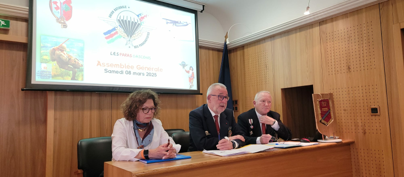 Les " Paras gascons" en Assemblée Générale à Seissan