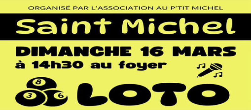 Soirée loto avec l'association Au P'tit Michel