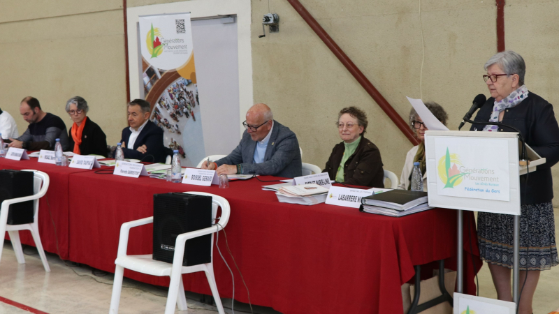 La fédération gersoise Générations Mouvement en assemblée