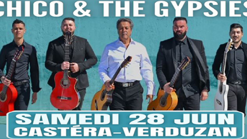 Chico & The Gypsies sur la pelouse Castéroise