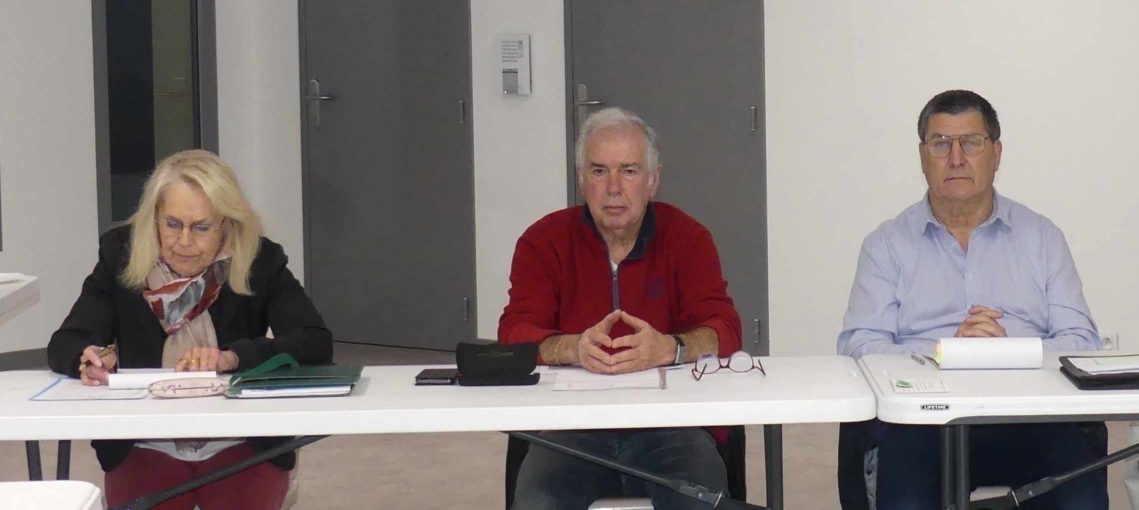 Christiane Lalet, Christian Galiendo et Thierry Sacré