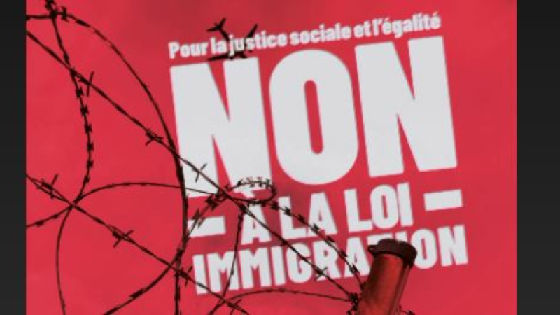 Loi immigration : manifestation contre la loi samedi à 10 heures place de la cathédrale